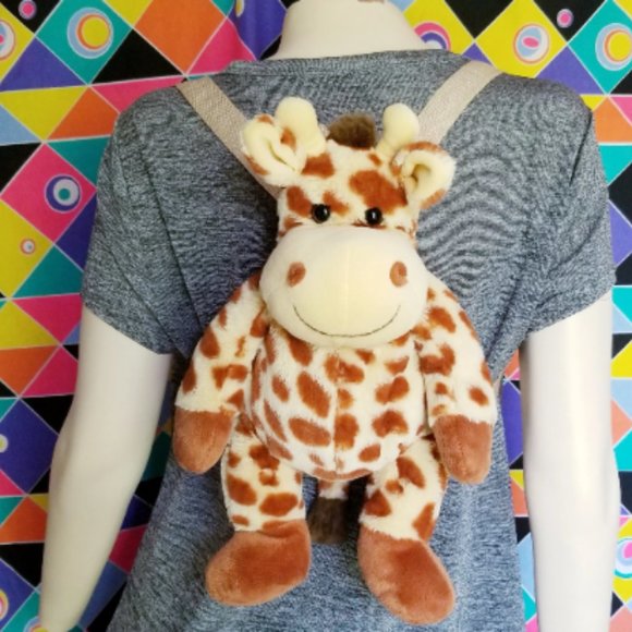 giraffe plush backpack